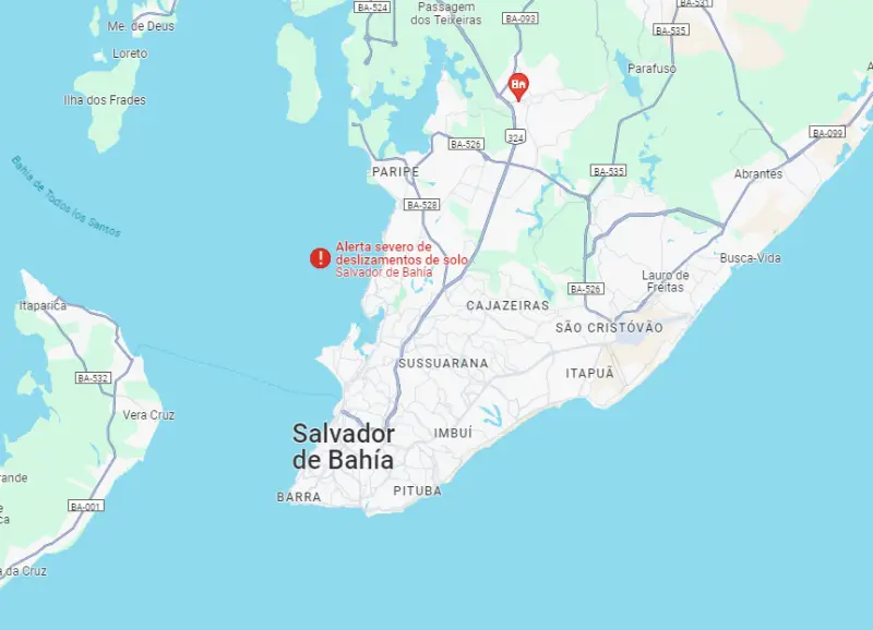 localização da prefeitura de Simões Filho